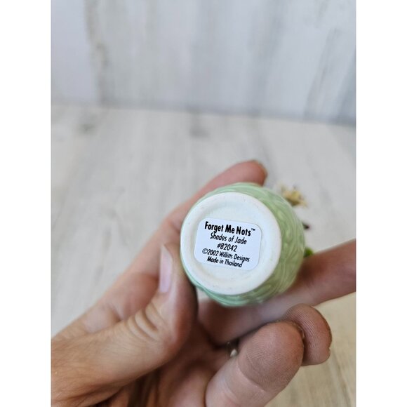 Willitts shades of Jade forget me nots flower bouquet 82042 tulips pot unique mi - Picture 11 of 11